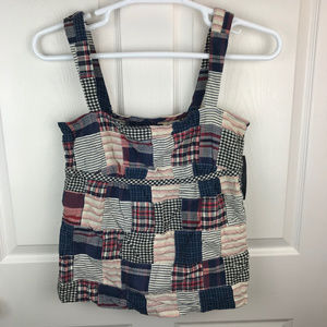 NWT Tommy Hilfiger Patchwork Tank Top Size 8
